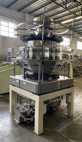 Afvul– weeg- en verpakkingslijn Ishida - Rovema - Paal Filling, weighing and packaging line