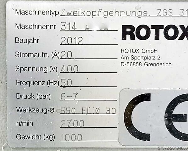 Scie à onglet double Rotox ZGS 314