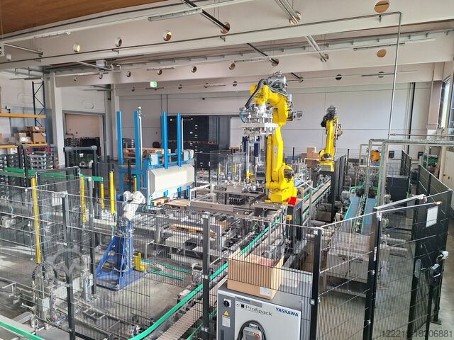 Yaskawa, Profipack DokuConsult, Krones, Strapex herverpakkingssysteem (2016) Yaskawa, Profipack Umpackanlage