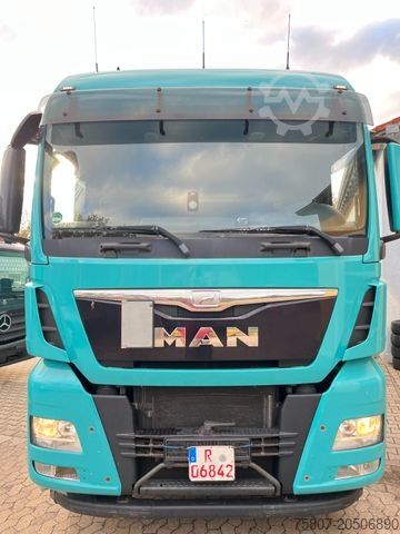 Tracteur routier standard MAN TGX 18.480 XLX BLS Hydraulik Vollspoiler Leder