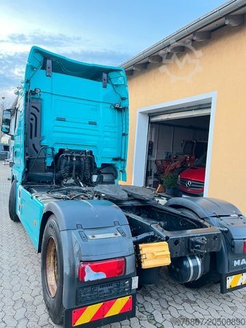 Tracteur routier standard MAN TGX 18.480 XLX BLS Hydraulik Vollspoiler Leder