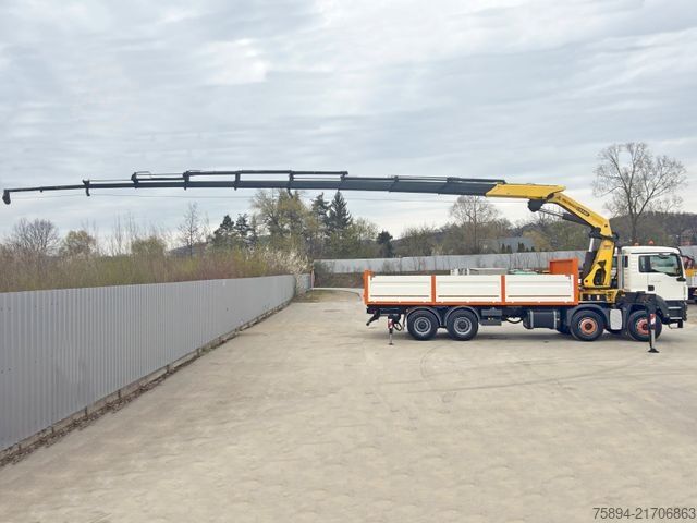 Teherautóra szerelt daru MAN TGS 35.360*PRITSCHE 7,15m * PK 44002 / FUNK *8x4