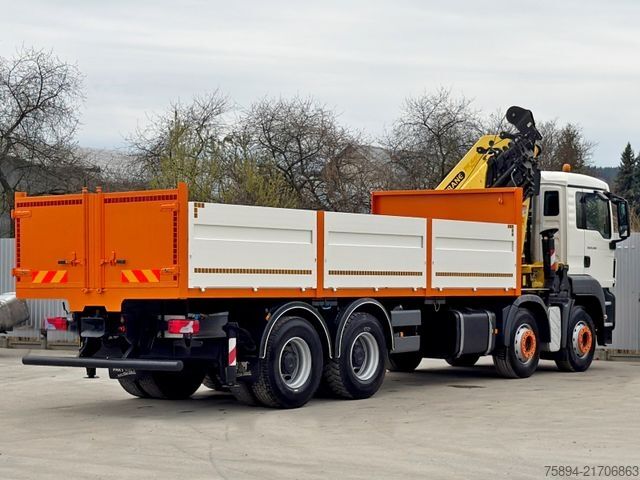 Teherautóra szerelt daru MAN TGS 35.360*PRITSCHE 7,15m * PK 44002 / FUNK *8x4