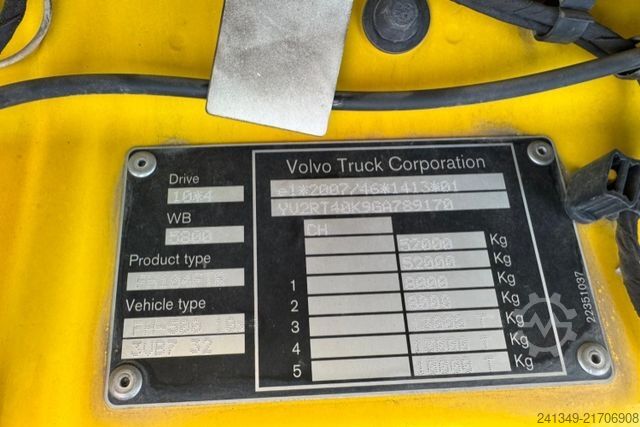 Teherautó alváz VOLVO FH-500 10x4