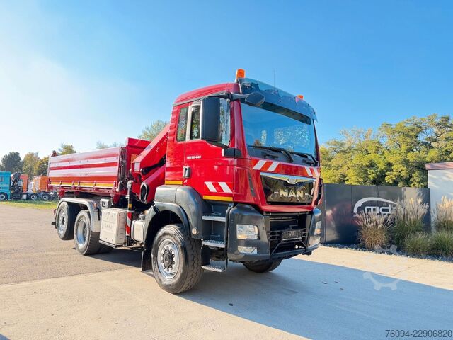 Kamyon üzerine monteli vinç MAN TGS 28.440 6x4-4 ALLRAD KRAN 16m KIPPER