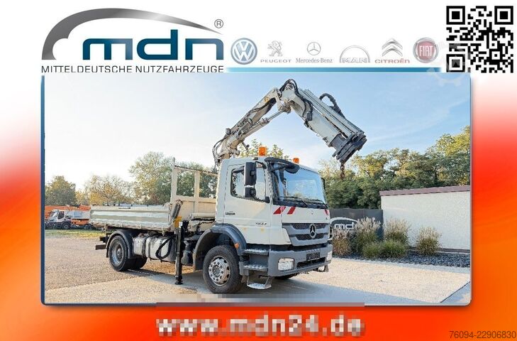 Kiper kamion MERCEDES-BENZ Axor 1833 4x2 Kipper Kran 13m FUNK AHK