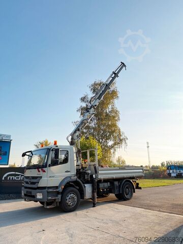 Kiper kamion MERCEDES-BENZ Axor 1833 4x2 Kipper Kran 13m FUNK AHK
