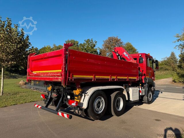 Damperli kamyon MAN TGS 28.440 6x4-4 ALLRAD KRAN 16m KIPPER