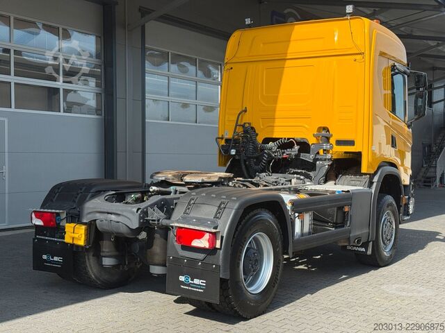 Standardowy ciągnik siodłowy SCANIA G450 XT 4x4 Euro 6 SZM Kipphydraulik Blatt /Luft