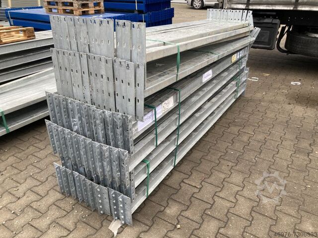 Doorschuifbeveiliging Palletrek SSI Schäfer / Gesamtlänge: 2.700 mm / Durchschubsicherungen: U 50 x 50 x 3 mm