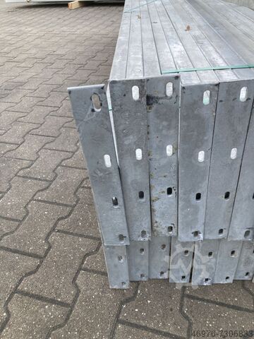 Doorschuifbeveiliging Palletrek SSI Schäfer / Gesamtlänge: 2.700 mm / Durchschubsicherungen: U 50 x 50 x 3 mm