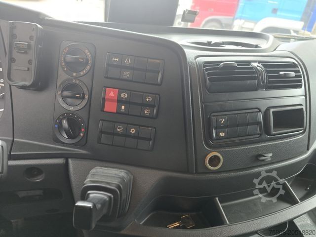 Ladbil med lad MERCEDES-BENZ Atego 1230 Plane 7,20m Hochdach LBW 1,5t AHK