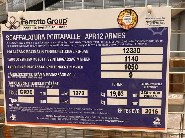Schwerlastregal Armes Pallet racking