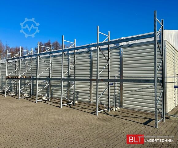 Raklapos állvány 100 lfm. Palettenregale für Außenbereich H: 4,5m , 3000 kg Fachlast , FVZ