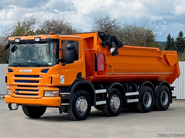 Tipper truck SCANIA P360 Kipper * 8x4 * TOPZUSTAND !