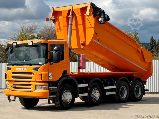 Tipper truck SCANIA P360 Kipper * 8x4 * TOPZUSTAND !