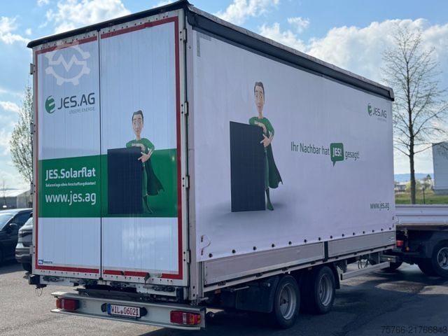 Open trailer with tarp ACKERMANN-FRUEHAUF Portaltüren / Edscha / Verzinkt / 2,78 m INNEN