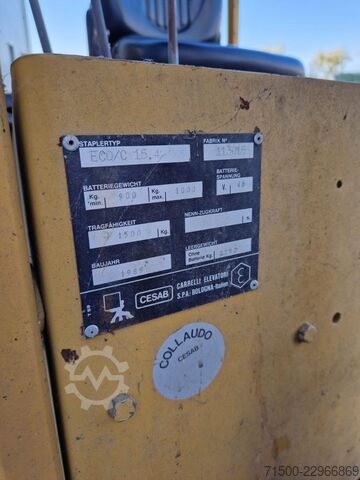 Ηλεκτρικό περονοφόρο όχημα Cesab ECO/C 15.4