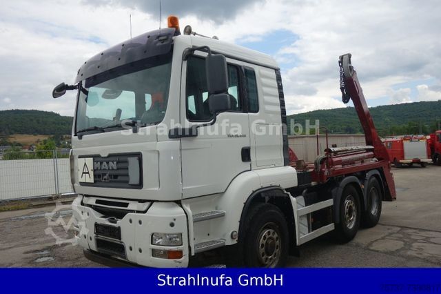 Kippers vrachtauto MAN 26.440 TGA 6x2 + Hydrodrive  Abstezkipper