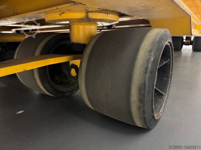 Platte bak Buiscar Industrial Drawbar Trailer 60 Tons 4-8