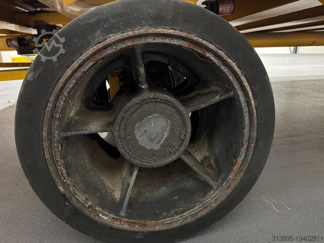 Platte bak Buiscar Industrial Drawbar Trailer 60 Tons 4-8