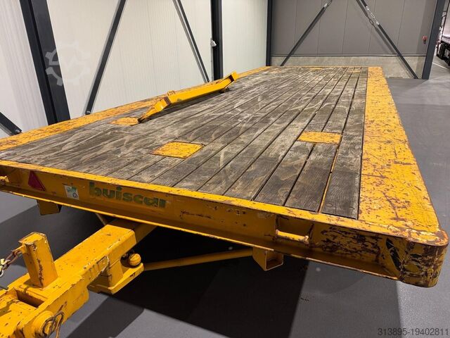 Platte bak Buiscar Industrial Drawbar Trailer 60 Tons 4-8