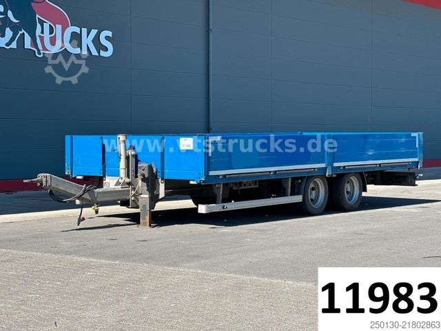 Rimorchio ACKERMANN-FRUEHAUF Z-PA-F13,5/6,4 Pritsche f. Glastransport