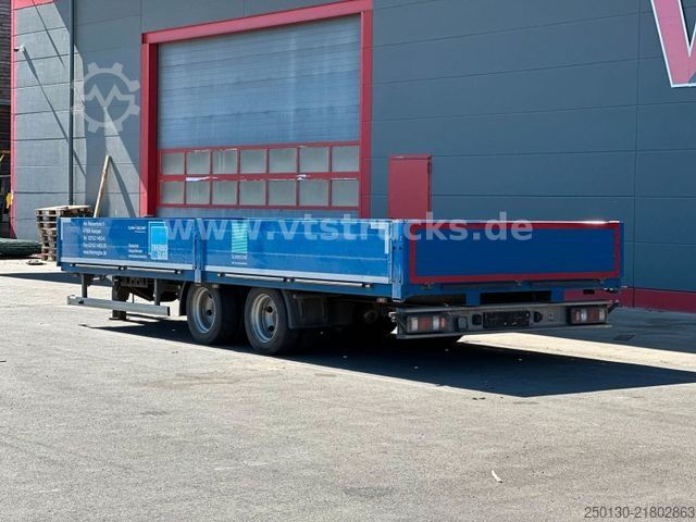 Rimorchio ACKERMANN-FRUEHAUF Z-PA-F13,5/6,4 Pritsche f. Glastransport