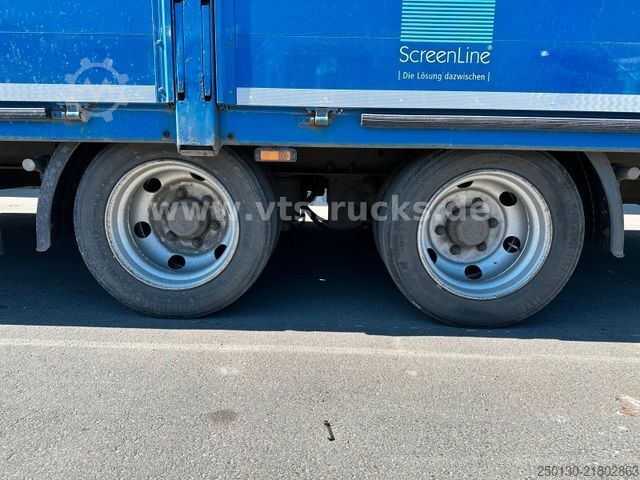 Rimorchio ACKERMANN-FRUEHAUF Z-PA-F13,5/6,4 Pritsche f. Glastransport