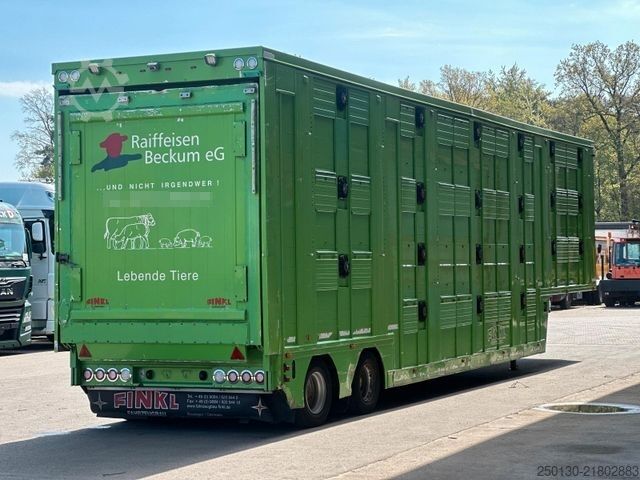 Semirimorchio per bestiame Finkl MultiLiner XXL/VSE/Ladelift/Tränke/Hubdach