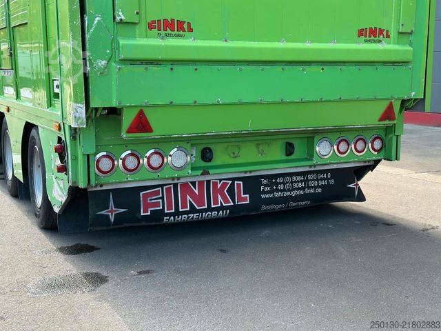 Semirimorchio per bestiame Finkl MultiLiner XXL/VSE/Ladelift/Tränke/Hubdach