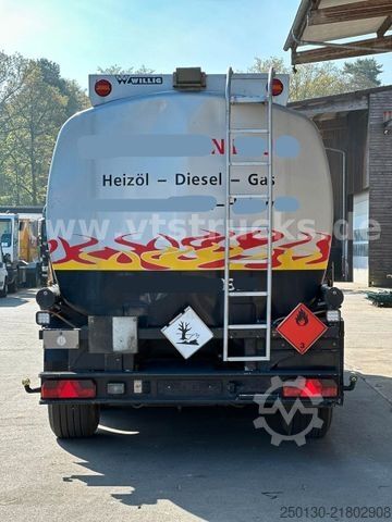 Semirimorchio cisterna  WILLIG 4 Kammern Tanker/Diesel/TRIDEC/SENING 33