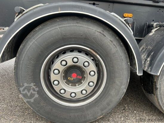 Billenős félpótkocsi MEGA SCHROTT-KIPPMULDE, PORTALTüREN, SAF ACHSE, LIFTACHSE