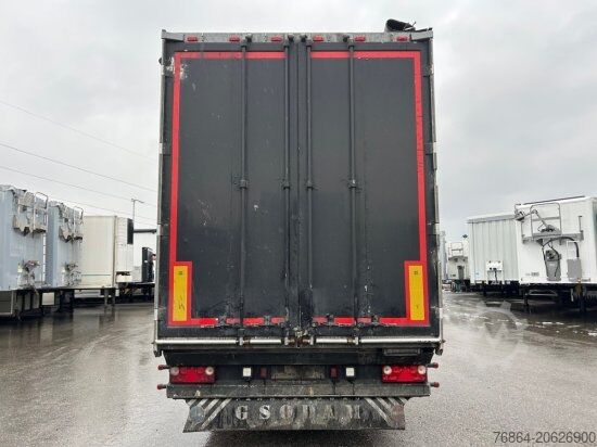 Mozgópadlós félpótkocsi KNAPEN K200/KT01 SCHUBBODEN, 6MM, LIFTACHSE, SAF-ACHSEN, ALU-FELGEN,  ROLLPLANE