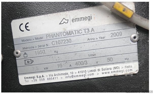 CNC-bearbetningscenter Emmegi Phantomatic T3 A