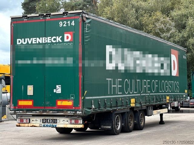 Open oplegger met zeil KRONE SD Pritsche + Plane Edscha-Verdeck