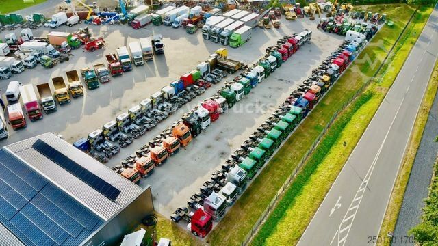 Naczepa otwarta z plandeką KRONE SD Pritsche + Plane Edscha-Verdeck