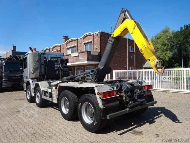 Kampós konténerszállító teherautó MERCEDES-BENZ 3244 Actros PALFINGER Abroller 8x4