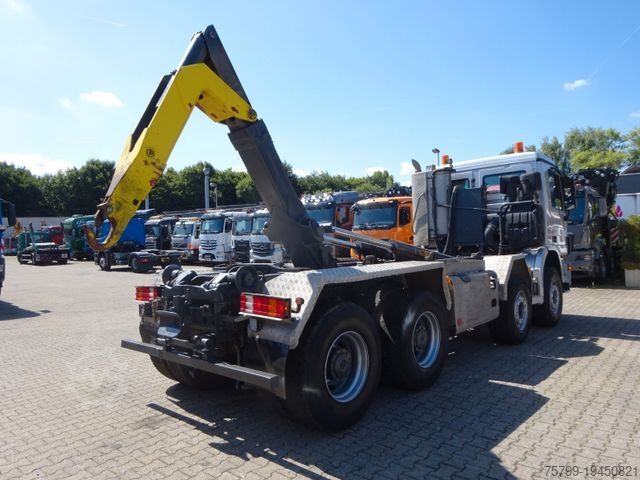 Kampós konténerszállító teherautó MERCEDES-BENZ 3244 Actros PALFINGER Abroller 8x4