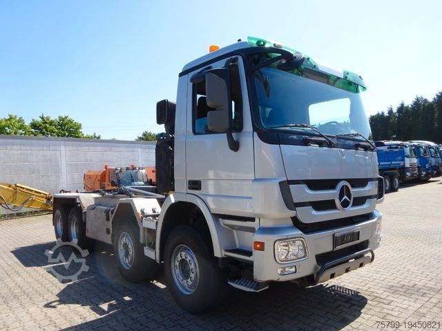 Kampós konténerszállító teherautó MERCEDES-BENZ 3244 Actros PALFINGER Abroller 8x4