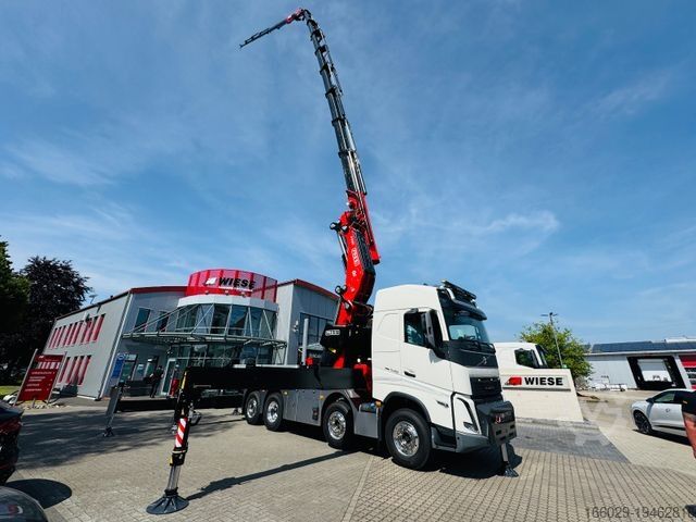 Flatbed truck VOLVO FH 540 mit Fassi F2150RAL Fly Jib + Winde