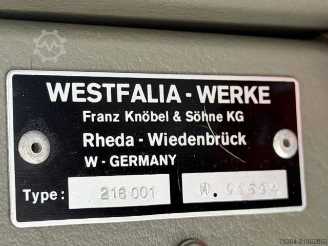 Campervan WESTFALIA T4 2.4 D California 4X4 Syncro Aufstelldach Ahk