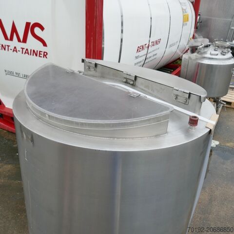 Rezervor de 500 litri încălzit/răcit din V2A  B0076