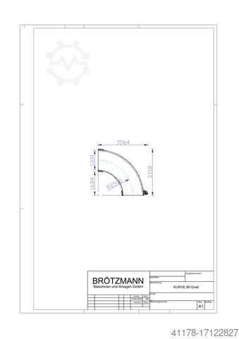 Curva da correia Venjakob 90 graus Venjakob