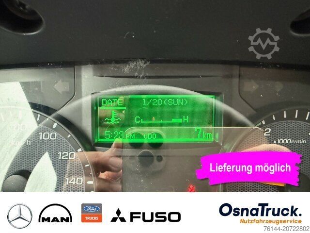 Tipper van FUSO 3C15 Hinterkipper+Box Klima,AHK 3,5t,Diff.-Sp.