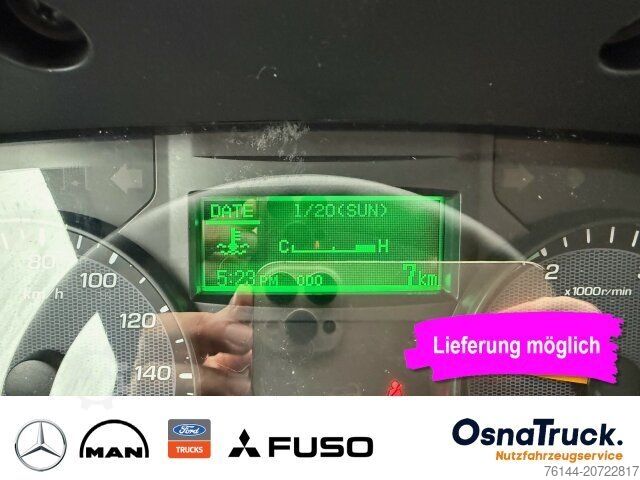 Tipper van MITSUBISHI 3C15 Hinterkipper+Box Klima,AHK 3,5t,Diff.-Sp.