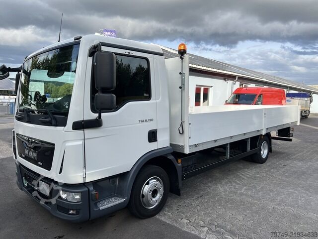 Pick-up bestelwagen man TGL 8.190 BL Alu Pritsche 6.10m! AHK Maul + 3.5T
