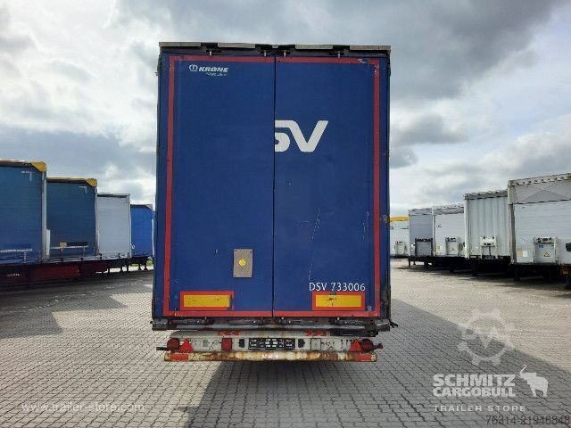 Öppen semitrailer med kapell Krone Curtainsider Mega