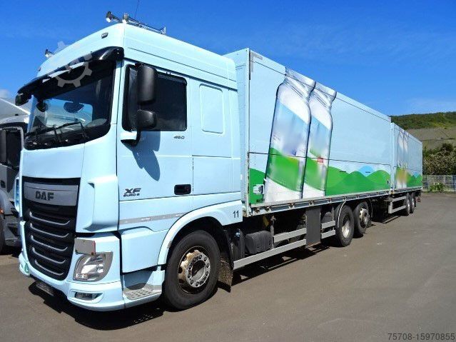 Drankentruck DAF XF 460 SC*NLA*kpl. Zug*Türen*MSH*38 Pal.*Kamera