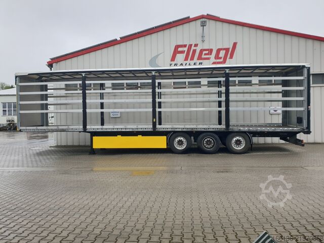 Semirremolque abierto con toldo Fliegl SDS 350 Gardine Standard